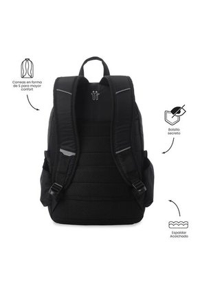 Morral Universitario Plaine 2.0 Porta PC 14" Negro