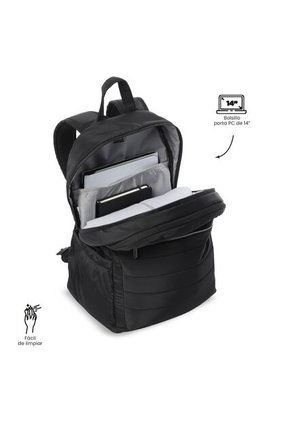 Morral Universitario Plaine 2.0 Porta PC 14" Negro