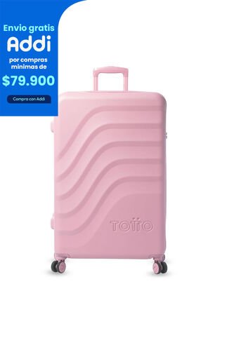 Maleta De Viaje Grande 23 Kilos 360 Bazy + 2.0 Rosada Totto