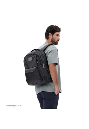 Morral Universitario Kick Porta PC 15" Negro/Gris/ Hombre