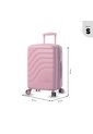Maleta Carry On 360° Bazy+ 2.0 10 Kilos Rosada de Totto