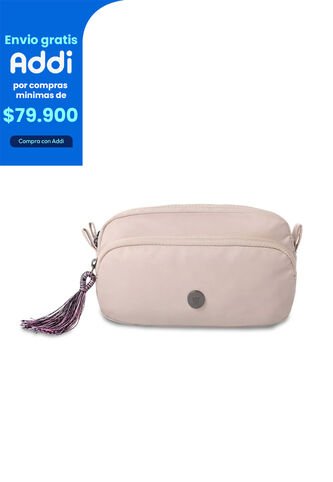 Cosmetiquera Multiuso Corneana Grande Beige/Morada Totto