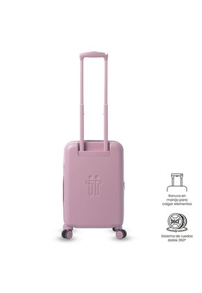 Maleta Carry On 360° Bazy+ 2.0 10 Kilos Rosada
