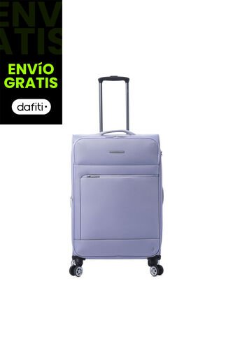 Maleta De Viaje Mediana 360 Liviana Morada Totto