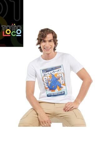 Camiseta Hombre Atena Blanca Totto