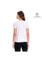 Camiseta Estampada Para Mujer Prime Manga Corta Blanca de Totto