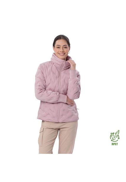 Chaqueta Acolchada Para Mujer Bab Rosada
