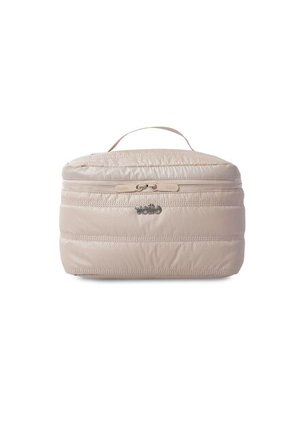 Cosmetiquera Multiuso Moxi Grande Beige/Metálico