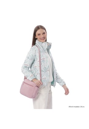 Bolso Para Mujer Vic Tipo Crossbody Pequeño Rosado