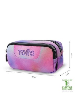 Cartuchera Multiuso Sobre Glitter Pequeña Rosada Mujer