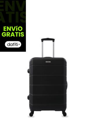 Maleta De Viaje Mediana 360 Rayatta Negra Totto