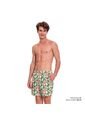 Pantaloneta Estampada Para Hombre Lown Verde de Totto