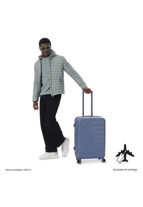 Maleta De Viaje Mediana 360 Bazy + 2.0 Azul