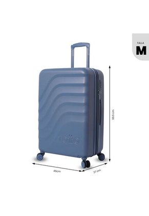 Maleta De Viaje Mediana 360 Bazy + 2.0 Azul