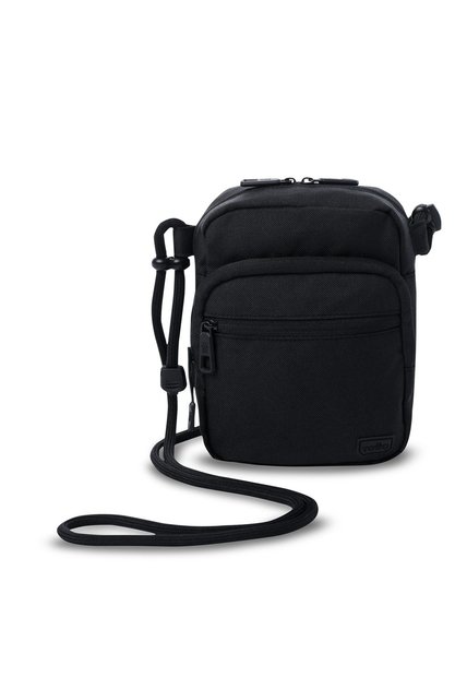 Bolso Para Hombre Riva Tipo Crossbody Pequeño Negro