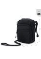 Bolso Para Hombre Riva Tipo Crossbody Pequeño Negro de Totto
