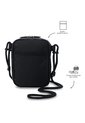 Bolso Para Hombre Riva Tipo Crossbody Pequeño Negro de Totto