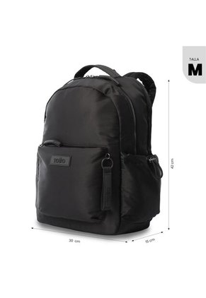 Morral Universitario Estambul Porta PC 14" Negro Mujer