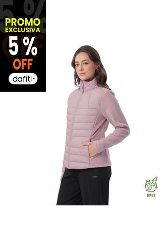 Chaqueta Acolchada Para Mujer Secuoya Rosada Totto