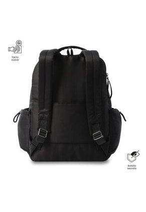 Morral Universitario Estambul Porta PC 14" Negro Mujer