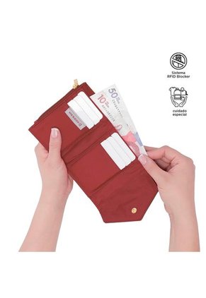 BILLETERA TOTTO NEYSA ROJO