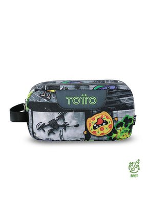 Cartuchera Multiuso Escuadra Grande Negra Hombre