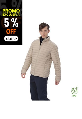 Chaqueta Acolchada Para Hombre Termolight 2.0 Beige Totto