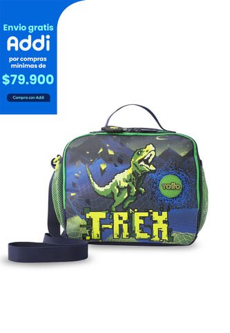 Lonchera Térmica Para Niño Digisaurio Azul Totto