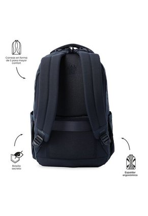 Morral Universitario Steif Ino Porta PC 15.4" Azul