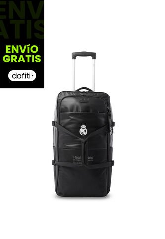 Maleta De Viaje Mediana Real Madrid Negra Totto