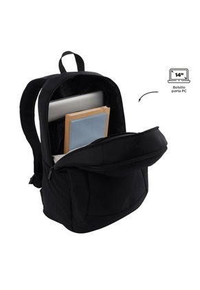 Morral Porta PC 14" Austtin Negro Unisex