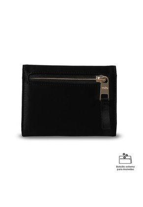 Billetera Mujer Bel 2.0 Mediana Con RFID Blocker Negra