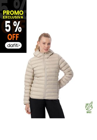Chaqueta Acolchada Para Mujer Colorfull Pro Beige Totto
