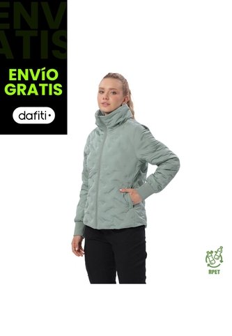 Chaqueta Acolchada Para Mujer Bab Verde Totto
