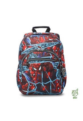 Morral Juvenil Porta PC 13" Gommas Spiderman Rojo