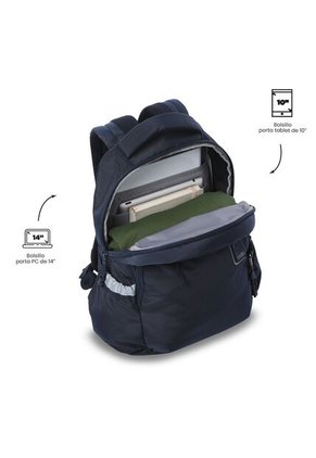 Morral Universitario Misisipi 2.0 Porta PC 14" Azul Unisex