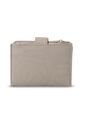 Billetera Mujer Texture Pequeña Con RFID Blocker Beige de Totto