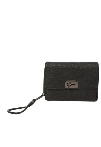 Billetera Smooth Cri Con RFID Blocker Negra