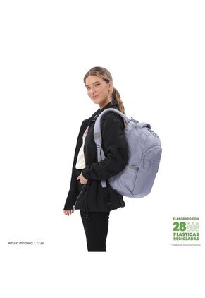 Morral Universitario Indo 2.0 Porta PC 15" Morado Mujer