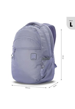 Morral Universitario Indo 2.0 Porta PC 15" Morado Mujer