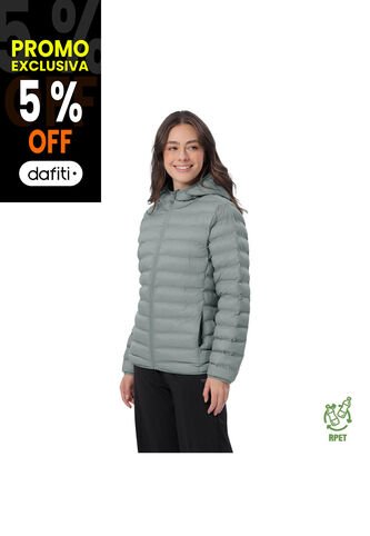 Chaqueta Acolchada Para Mujer Colorfull Pro Verde Totto