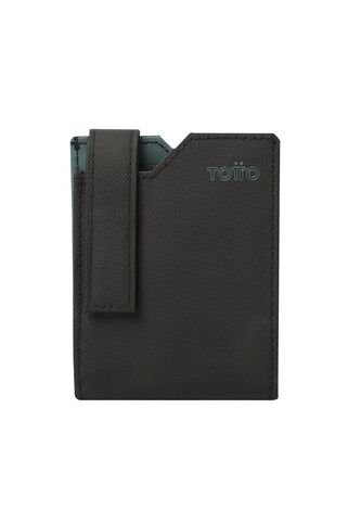 Portadocumentos Flapp 2.0 Con RFID Blocker Negro Totto