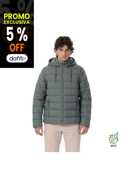 Chaqueta Acolchada 2 En 1 Para Hombre Atlantida Verde