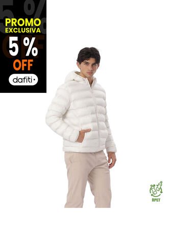 Chaqueta Acolchada Para Hombre Colormen Pro Blanca Totto