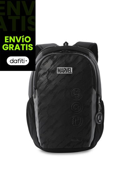 Morral Para Hombre Marvel Black Mediano Negro