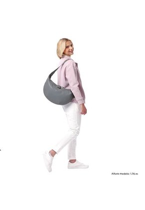 Bolso Para Mujer Toscana Crossbody Mediano Gris