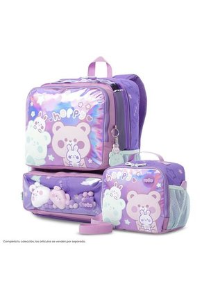 Lonchera Térmica Para Niña Friends Party Grande Morada