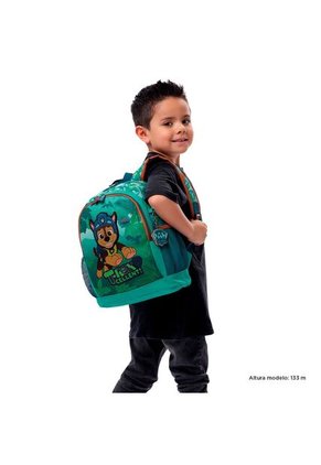 Morral Escolar Para Niño Paw Patrol Mediano Verde