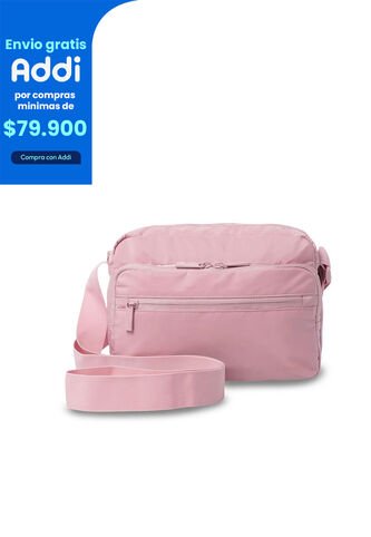 Bolso Para Mujer Amsu 2.0 Tipo Crossbody Pequeño Rosado Totto