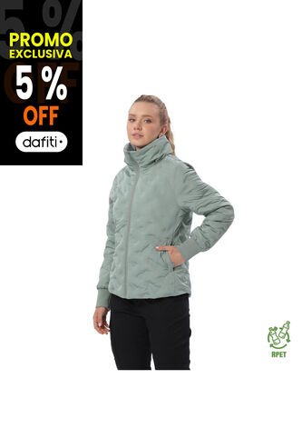 Chaqueta Acolchada Para Mujer Bab Verde Totto
